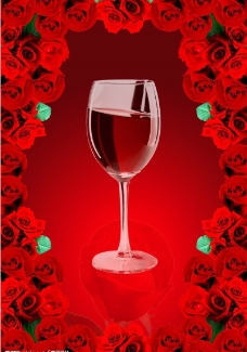 玫瑰酒杯图片免费下载,玫瑰酒杯设计素材大全,玫瑰酒杯模板下载,玫瑰