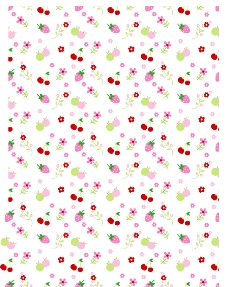 樱桃图片草莓樱桃苹果平铺底纹图片