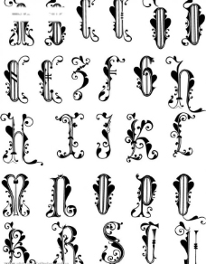音符字母图片