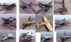 各种飞机（模型贴图全）图片