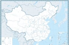 矢量图库中国政区图图片