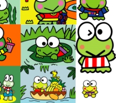 几只青蛙图片