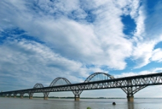 九江长江大桥 建设中的九江图片