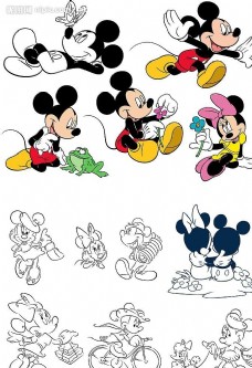 专辑Ⅰ专辑迪士尼米老鼠唐老鸭可爱卡通形象14