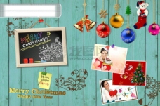 圣诞物品HanMaker韩国设计素材库背景图片卡片礼物祝福圣诞照片物品铃铛礼品可爱