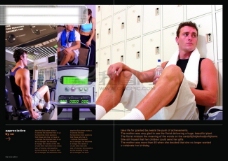 运动器材版式传奇平面广告PSD分层素材源文件页面排版版式运动健身健康人健身房健身器材