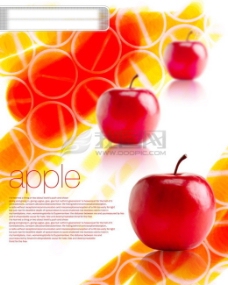 红色调HanMaker韩国设计素材库背景水果苹果色调新鲜红