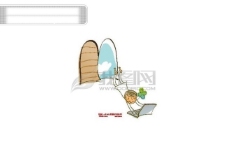 儿童生活线条风商务故事梦幻儿童卡通生活矢量素材HanMaker韩国设计素材库