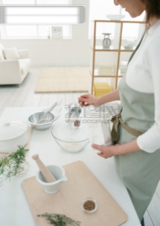 休闲居家全方位平面设计素材辞典休闲家居室内厨房家庭主妇打扫整理清洁烹饪舒适整洁