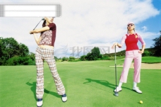 休闲运动休闲高尔夫户外运动健身高尔夫球全方位平面设计素材辞典