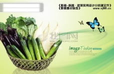 健康蔬菜水果新鲜健康营养蔬菜影骑韩国实用设计分层源文件PSD源文件