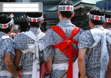 岛国节日习俗男性日本服饰