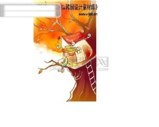 人物图库秋的儿童卡通人物秋季矢量素材矢量图片HanMaker韩国设计素材库