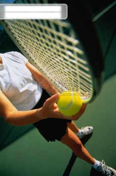 体育竞赛网球选手比赛竞赛激烈球拍场地羽毛球矫健熟练球员体育运动健康广告素材大辞典