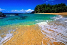 夏威夷可爱岛鲁玛海海滩图片