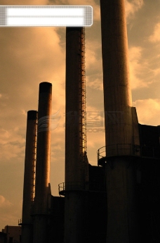 工业污染工业建设建筑厂房生产工地环境污染现代科技广告素材大辞典