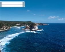 自然风景旅游风光风景海边大自然海滩天空海域海岛广告素材大辞典