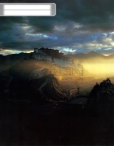 中国广告中国西藏风光风景风景特色民风民俗广告素材大辞典